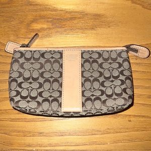 Coach Monogrammed Pouch